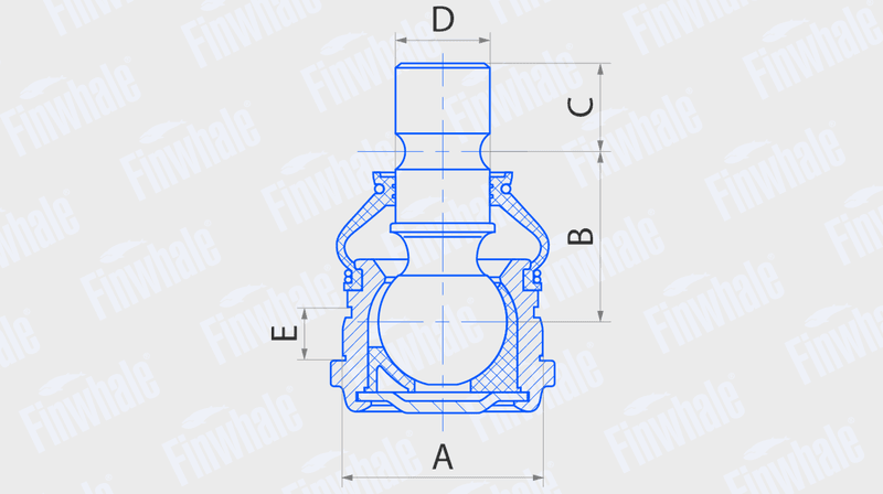Опора шаровая BJ505