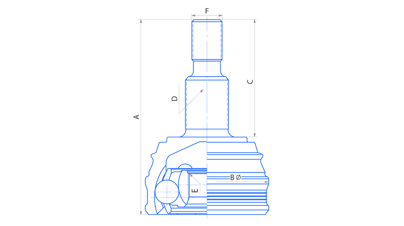 ШРУС наружный FJ255