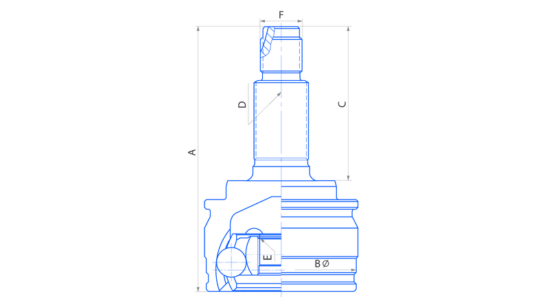 ШРУС наружный FJ268