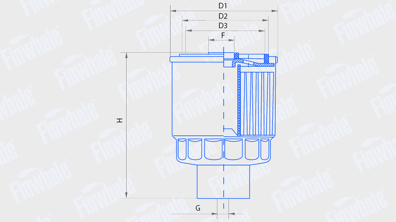 Фильтр топливный PF722