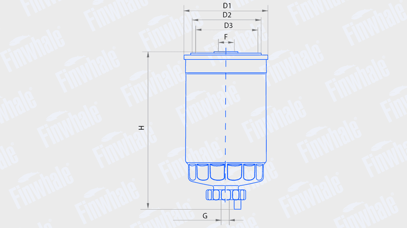 Фильтр топливный PF726