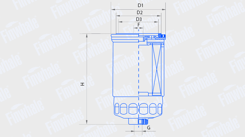 Фильтр топливный PF735