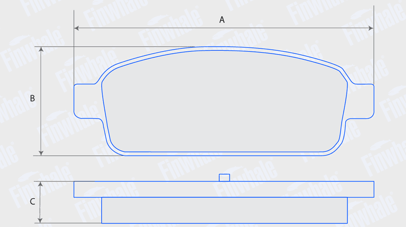 Колодки задние дисковые V1013