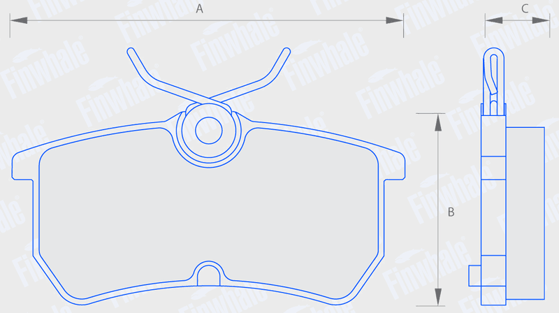 Колодки задние дисковые V303