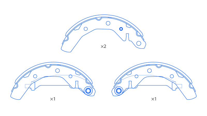 Колодки задние VR814